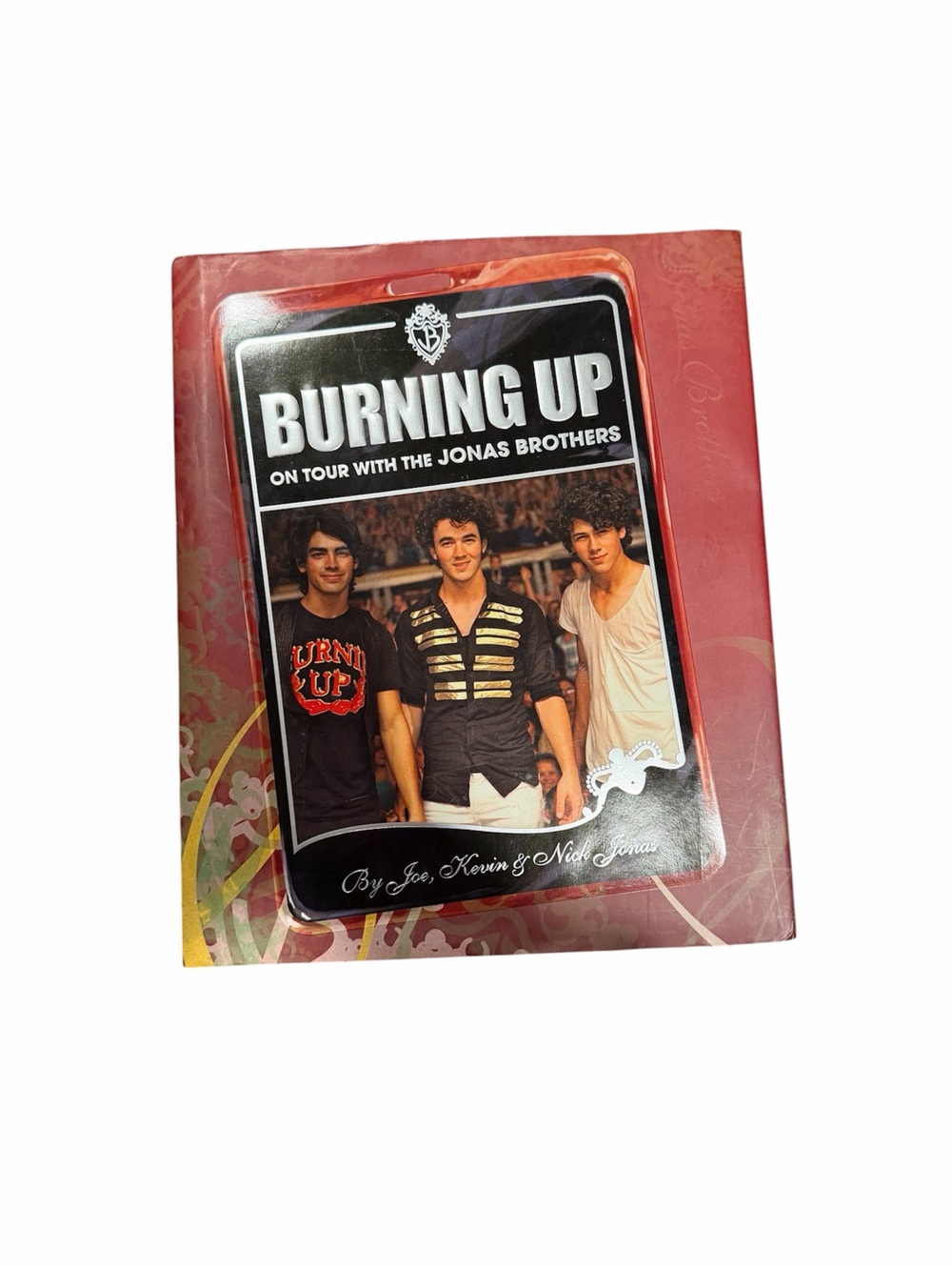Burning Up: On Tour with the Jonas Brothers Book - EUC